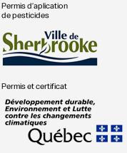 Permis d'application de pesticides Ville de Sherbrooke et Permis et certificat Développement durable, Environnement et Lutte contre les changements climatiques Québec - Extermination Altex - Gestion parasitaire et extermination